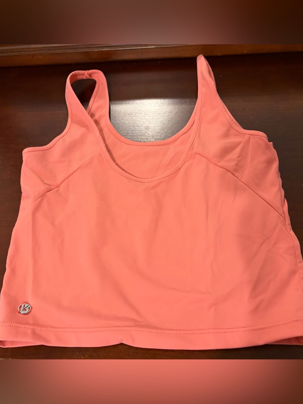 BuffBunny Coral Racerback Athletic Tank